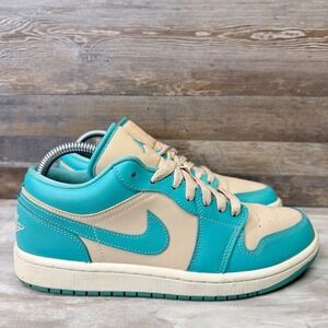 Nike Air Jordan 1 Low Tropical Teal Women Size 9 Retro Sneakers 2022 DC0774-131